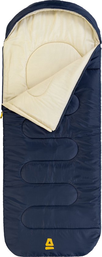 Abbey Camp Slaapzak - Pilotmodel - Blauw - 220x85 cm - Extra Ruim van Abbey Camp