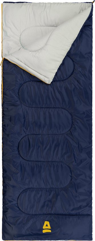 Abbey Camp Slaapzak Ripstop - Dekenmodel - Blauw - 210x82 cm - Koppelbaar van Abbey Camp