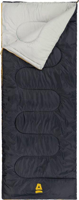 Abbey Camp Slaapzak Ripstop - Dekenmodel - Grijs - 210x82 cm - Koppelbaar van Abbey Camp