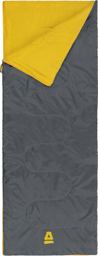 Abbey Camp Slaapzak Zomer - Dekenmodel - Grijs - 200 x 75 cm - Koppelbaar van Abbey Camp