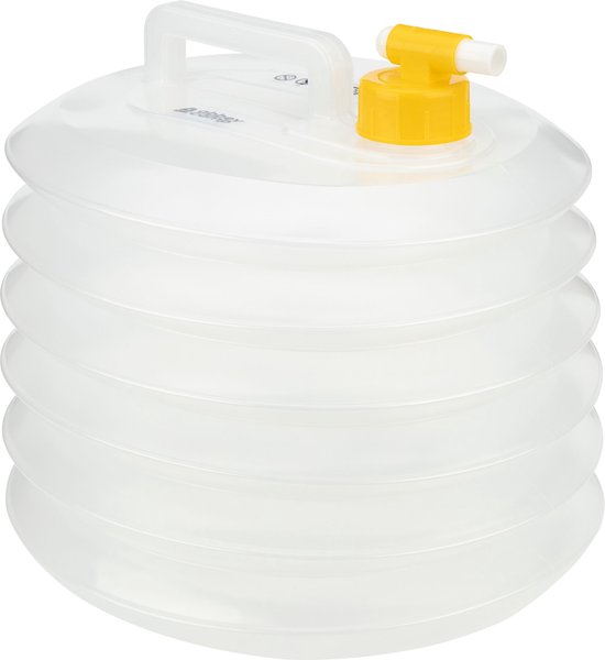 Abbey Camp Watercontainer - 10 Liter - Met Kraan - Transparant van Abbey Camp