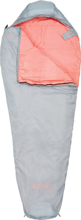 ACAMP Cameron Mummy Slaapzak 220 x 85 x 50 cm Grijs 750 Gram PFC-Vrij van ACAMP