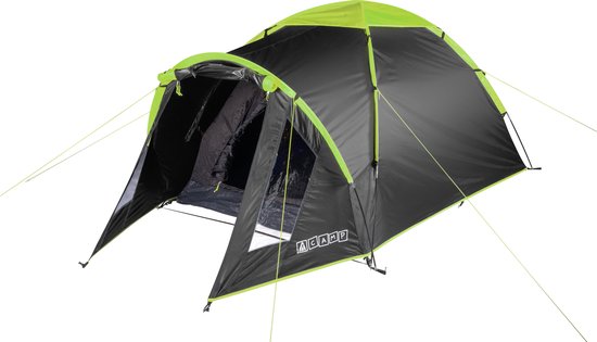 ACAMP RYAN 2 Persoons Lichtgewicht Koepeltent Zwart Verduisterend van Merkloos