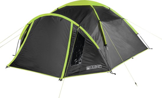 ACAMP RYAN 4 Persoons Koepeltent Zwart Verduisterend van ACAMP