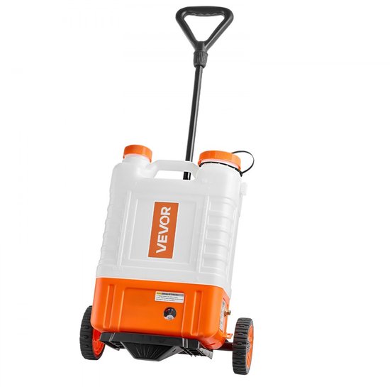 Accu Rugzaksproeier Met Wagen - 15 Liter Tank - 94 PSI Druk - Kunststof - Voor Tuin En Reinigen