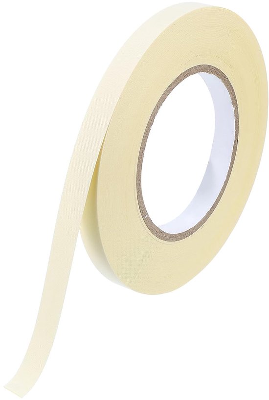 Acetaatweefseltape, 12 mm x 30 meter, wit isolatieweefsel, plakband voor laptop, elektriciteit, auto, gitaarreparatie, kabelboom