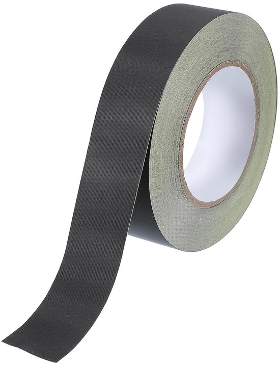 Acetaatweefseltape, 30 mm x 30 meter, zwart, isolatieweefsel, plakband voor laptop, elektrisch, auto, gitaarreparatie, kabelboom