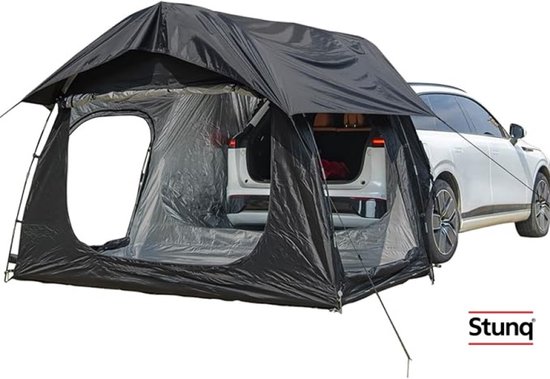 Achterklep tent voor SUV en auto's, ruim model met 3 ingangen, waterdicht en ademend van Merkloos