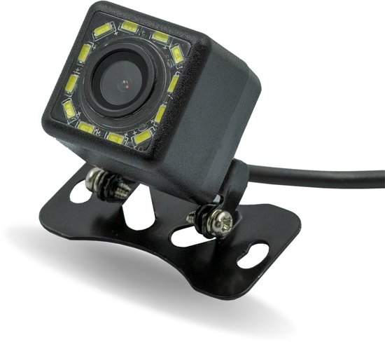 Achteruitrijcamera Auto – 12 LED HD Parkeercamera 140° – Waterdicht – Nachtzicht – Plug & Play – Universeel Parkeerhulp Systeem