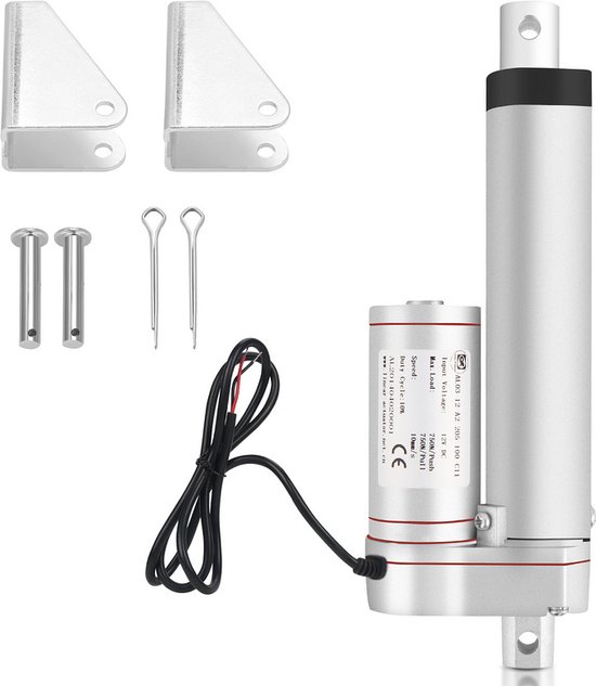 Actuator - Set - Hoge Snelheid - IP54 Bescherming - Draadloze Afstandsbediening - Kit - Lineaire - 1500N DC 12V - 100mm