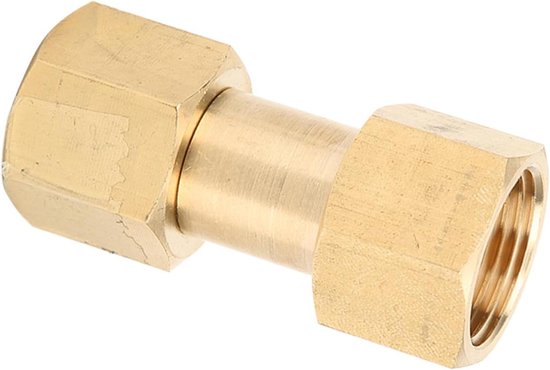 Adapter CGA-320 - CO2 Reducer - Flessen Koppelen - Messing Materiaal - 15 MPa - Goud