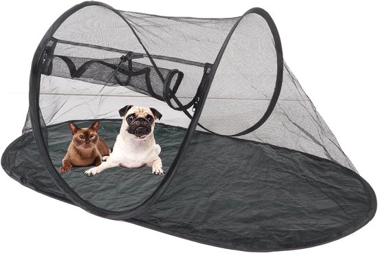 Ademend Vouwbaar Buiten Speeltent voor Katten en Kleine Honden - Ideaal voor Tuin, Balkon en Camping