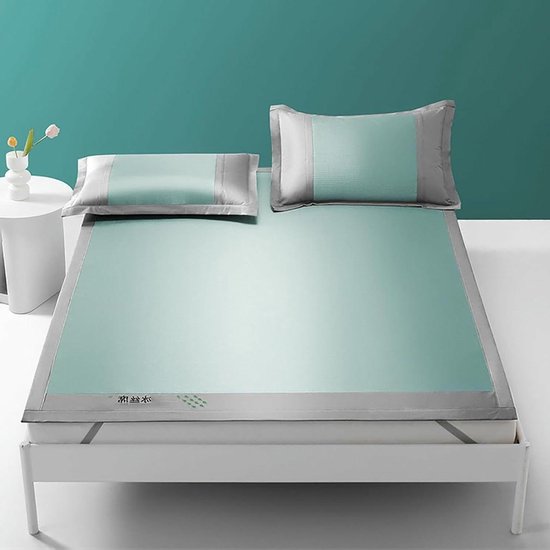 Ademende Koelmat - Zomer Mat - Comfortabele Slaap - Ice Silk Vezels - Meerdere Maten - Blauw