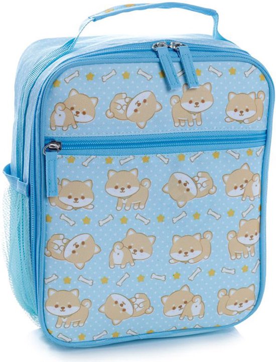 Adoramals Shiba Inu Hond Kinder Draagbare Koeltas Lunchtas - 25x21x11cm van Adora