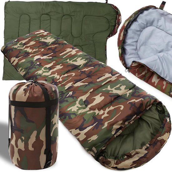 Adults & Kids Lightweight Compression Sleeping Bag 3-4 Seasons - Men Women Camping Outdoors Festivals Waterproof 210cm van Milestone Camping