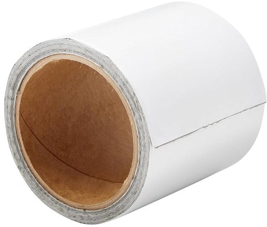 Afdichting Reparatie Tape - Waterdichte Tape Herstel Tape - Lekkages Dichten - Weerbestendige Verbinding - 4" x 12.5' - Wit van Merkloos