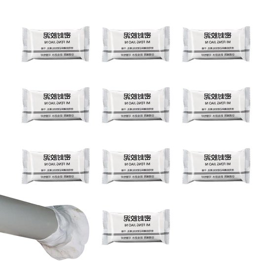 Afdichtingskit Loodgieters - Scheurvuller Kit - Lekkages Repareren - Snel Waterdicht - 8 x 4 x 3 cm - Meerkleurig