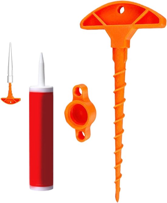 Afdichtingsspuit - Kit applicator - Reparatiewerkzaamheden - Lekvrije veiligheid - 15 x 7 cm - Uniek