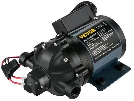 Afspuitpomp - RV-waterpomp - Hoge druk - voor Marine Deck, Jacht, Caravan Camper Boot - 12V - GPM 60 PSI Maximaal 10 FT van Merkloos