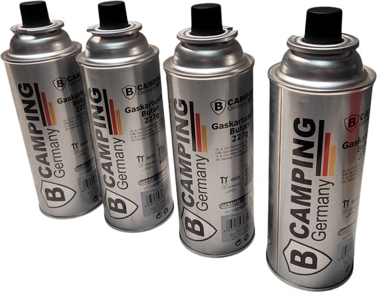 Agstyle - Butaangaspatroon -navulling - 227 gram. camping-kookpit- kookstel-4 stuks van Merkloos