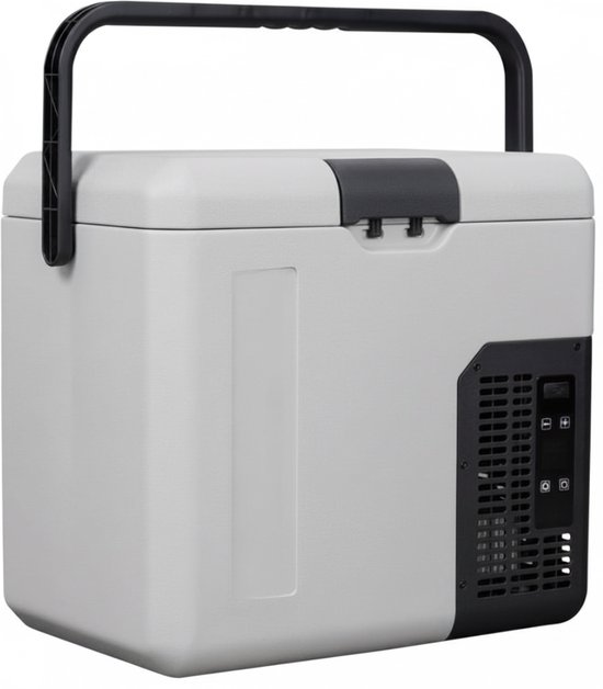 AHD® Koelbox Elektrisch - Compressor Koelbox - Camping Koelkast - Camping Koelkast Electrisch - Grijs - 48cm x 33cm x 42cm