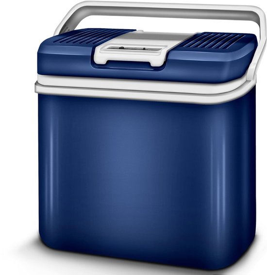 AHD® Koelbox Elektrisch - Compressor Koelbox - Elektrische Koelbox 12 en 230 Volt - Blauw - 35cm x 40cm x 42cm