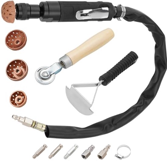 Airbanden Reparatie Set met Polijst- en Patchtools, Inclusief Lage Snelheid Air Tire Buffer en Scraper van Merkloos