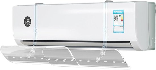 Airco Deflector - Wind Breaker - Comfort Vergroten - Verstelbare Hoek - 50-102 cm - Transparant