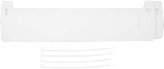 Airco Deflector - Windscherm Airco - Comfort Verhogend - Anti Directe Wind - 43 x 10 cm - Wit