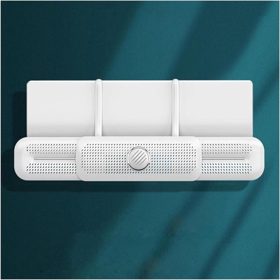 Airco Deflector - Windscherm - Comfort Verhogend - Verstelbare Hoek - 67-96 cm - Wit
