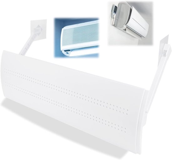 Airco Windscherm - Verstelbare Deflector - Directe Luchtstroom - Telescopisch Ontwerp - 57 cm Lengte