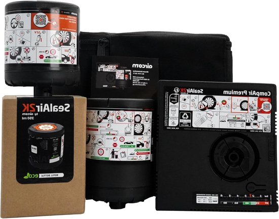 Aircom Tire Mobility Kit met reservefles 350 ml