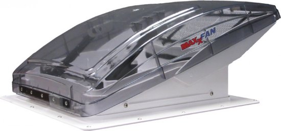 Airxcel Maxxfan Deluxe dakkap / ventilatiesysteem 40 x 40 cm helder van Airxcel