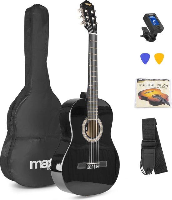 Akoestische Gitaar Starterset met Accessoires - Ideaal voor Beginners van MaxxGoods
