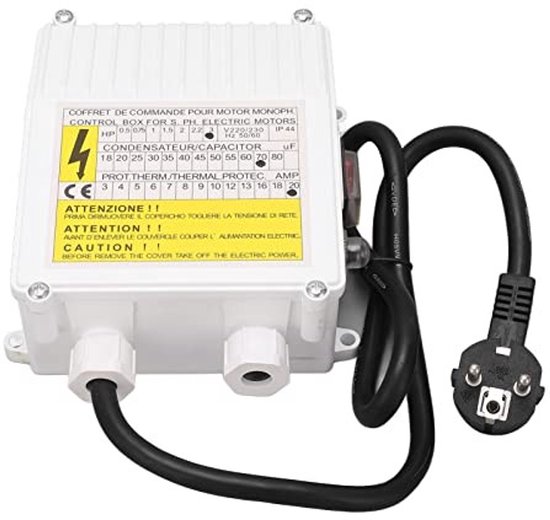 aladdien - Diepe Well Pump Controle Box - Corrosiebestendig - Gebruiksvriendelijk - Waterpomp - Betrouwbaar - Eenvoudige installatie - Geschikt voor... van Merkloos