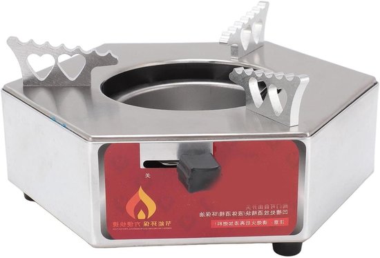 Alcoholkachel voor Outdoor Gebruik - Roestvrijstaal - Backpacken, Wandelen, Picknick - Efficiënte Verwarming - Multifunctioneel - Veilig en Betrouwbaar.
