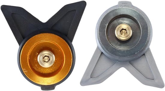 Alide 2 stuks mondstuk fles converter adapter camping kooktoestel connector, voor camping kooktoestellen, barbecues en buiten koken