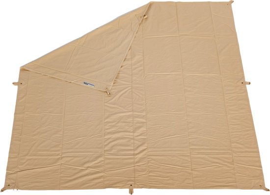All Purpose Canvas Zeil - Vierkant 3x3m - Waterdicht en Duurzaam - Ideaal voor Kamperen, Bouwprojecten, Bescherming en Outdoor Gebruik - Stevig en Weerbestendig Tarp