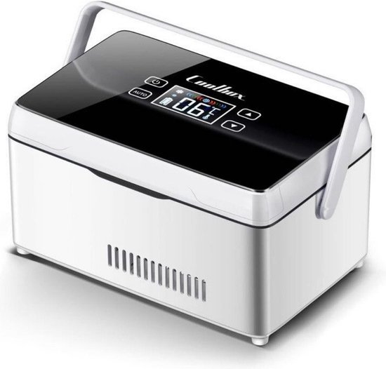 Allday Goods© Medische Insuline Koelbox - Diabetes Koeltas - Draagbare Medicijnen Koelkast - Geneeskunde - Auto Met Ingebouwd Alarm - Cooler - 8-36 uren Batterijcapaciteit - 10200 mAh - Wit van Allday Goods©