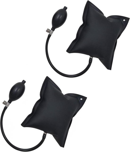 Allecta - 2 stuks montagekussen voor in de auto - Opblaasbare TPU-airbags voor deur- en raamuitlijning van Merkloos