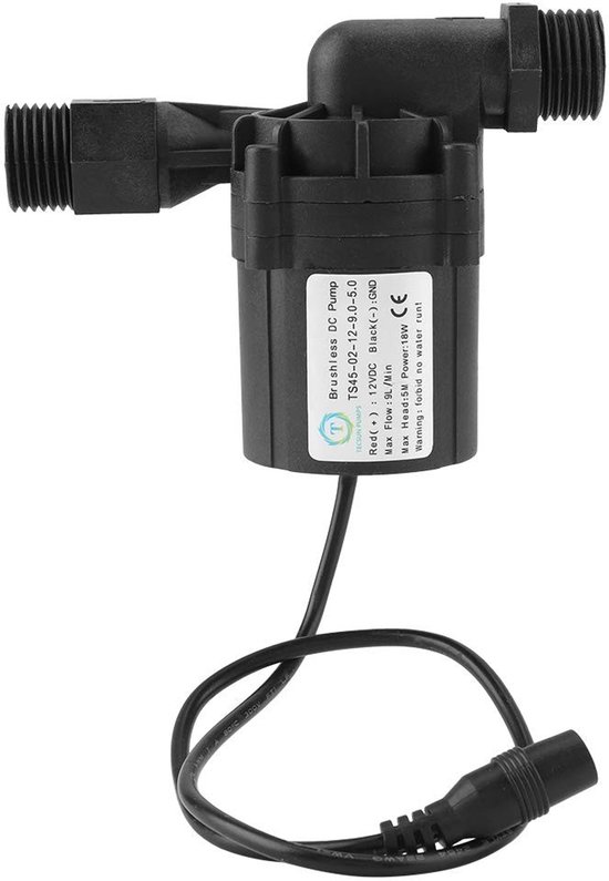 Allecto - Bierbrouwen - Pomp - 12V - 18W - Thuisbrouwen - Circulatie - Borstelloos - Zonder Connector van Merkloos