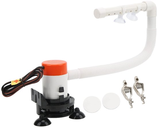 Allecto - Boot Beluchting Pomp - Draagbare Aas Pomp - 12V - Beluchter voor Vis Bewaar Tank - Sterke Zuurstofvoorziening - Geschikt voor Elk Contain... van Merkloos
