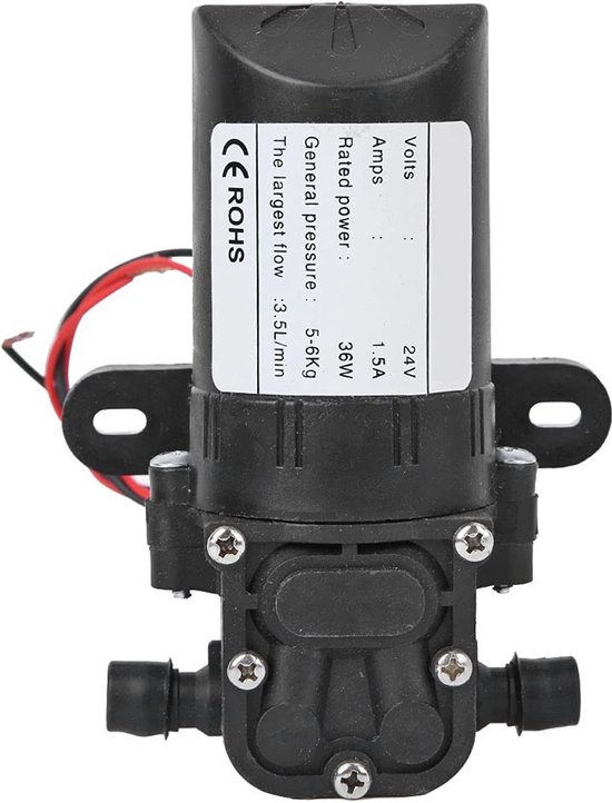 Allecto - Diaphragm Pomp - DC Motor - Sterke Zuigkracht - Mini Vacuum Pomp - 12V/24V - Geschikt voor Aquariums en Instrumenten - Efficiënte Waterpo... van Merkloos