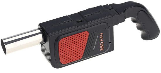 Allecto - Draagbare Fan - Elektrische Luchtfan - Lichtgewicht en Handheld - Zwart - Voor Camping en Picknick - Perfect voor BBQ's