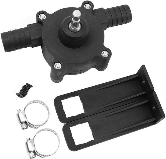 Allecto - Elektrische handboor - Waterpomp - Zelfaanzuigend - Draagbaar - Centrifugaalpomp - Vloeistofpomp - Huishoudelijk - Pomp gereedschap - Ges... van Merkloos