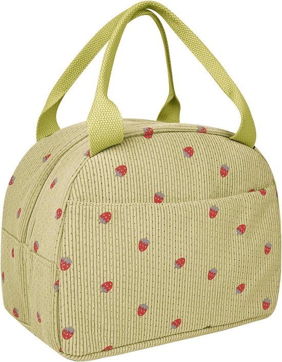 Allecto - Elektrische Opwarmbare Lunchbox Draagtas - Isolerend - Groen - Draadloos - Geschikt voor diverse merken - Compatibel met verschillende modellen - Draagtas voor elektrische lunchbox met verwarming, past bij meerdere modellen en maten (groen) van Merkloos