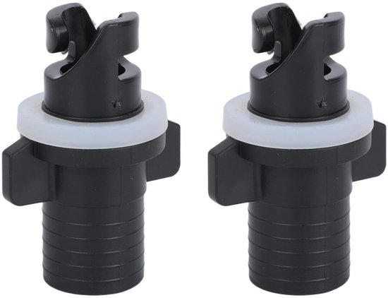 Allecto - Inflatable Kayak Pomp Adapter - Halkey Roberts Ventielen - Geschikt voor Paddleboard - Boot Accessoire - 2 Stuks