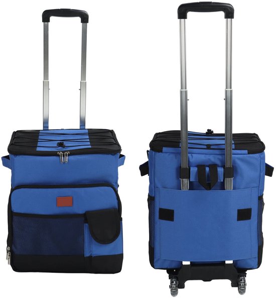 Allecto - Koelbox met Wielen - 35L Grote Capaciteit - Waterdicht en Lekvrij - Portable Koeltas - Perfect voor Kamperen, Strand en Picknick van Merkloos