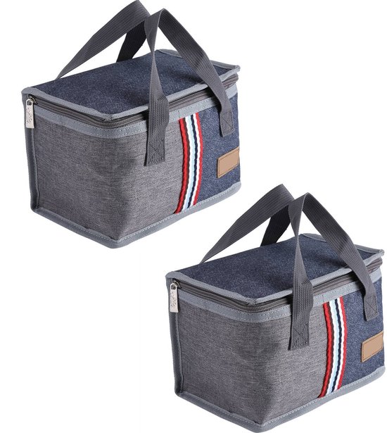 Allecto - Lunchbox koeltas - Draagbare thermische koeler - Geïsoleerde opbergdoos - Lichtgewicht - Voor warm of koud voedsel - Ideaal voor picknick... van Merkloos