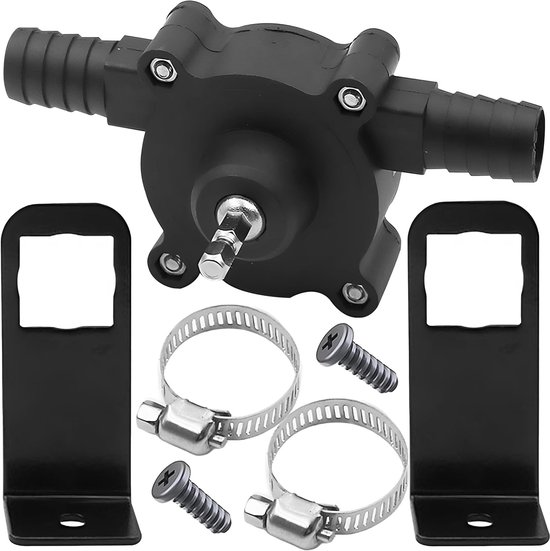 Allecto - Mini Boormachine - Elektrische Boor - Compact en Draagbaar - 25 L/min - Zelfaanzuigend - Voor Waterpompen - 12-24 V - Geschikt voor Hobby... van Merkloos